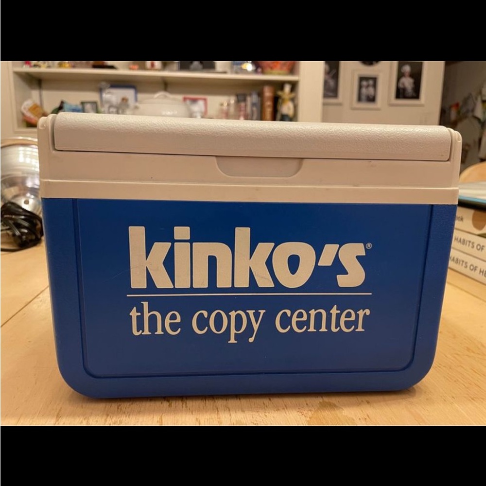 Vintage Kinkos cooler